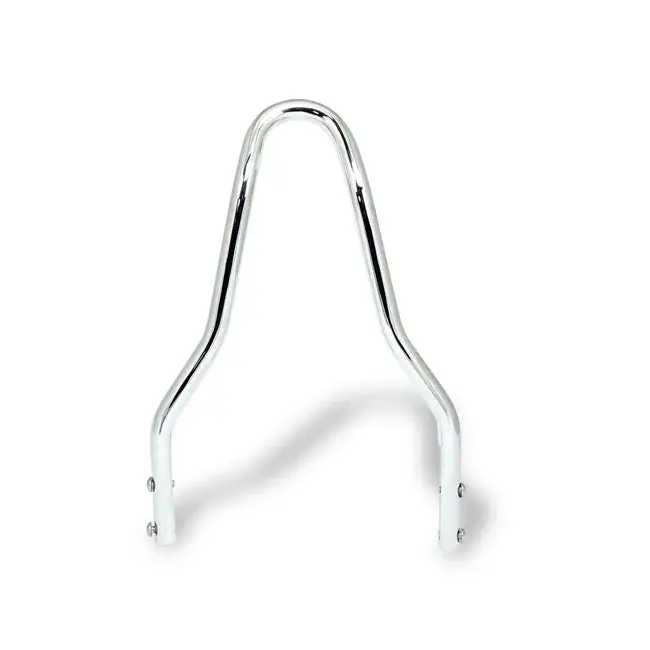 Aanbieding Ronde bar spitse sissy bar staanders Chrome / 8.25" (21cm) wide x 11.8" (30cm) high