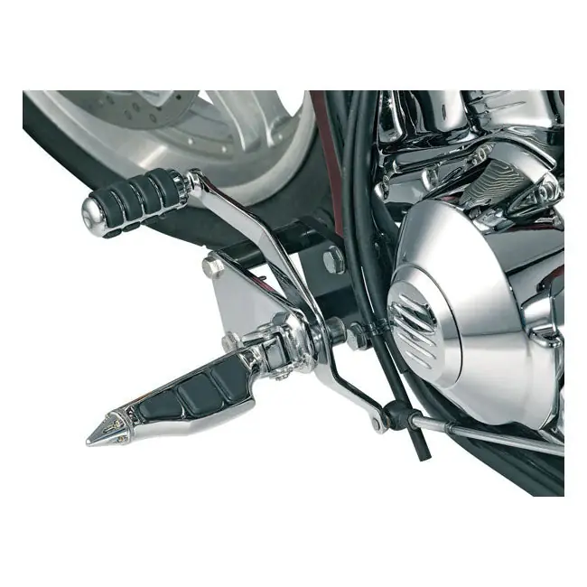 Kuryakyn Ronde Schakel/remknuppel Hoesjes voor Honda All 02-08 VTX1800. 03-09 VTX1300C & 09-20 Fury. 10-16 VT1300C Sabre & Stateline / Chrome Voordeelprijs