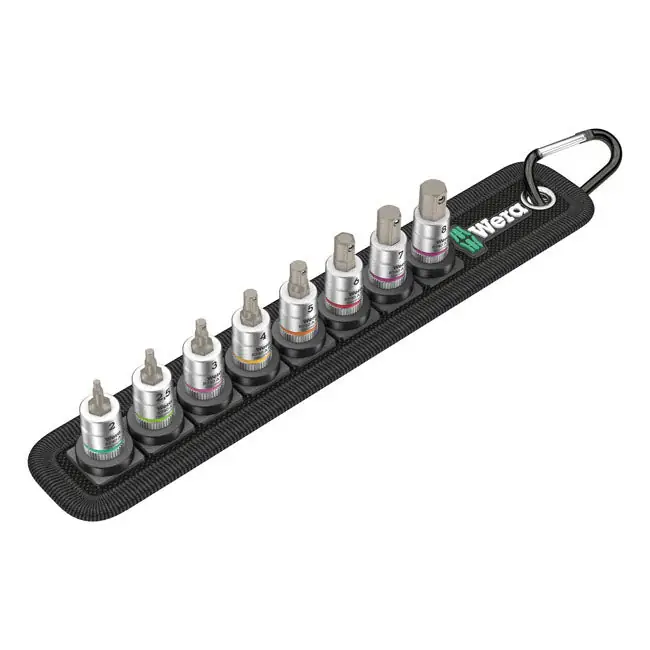 Rechtstreeks Van De Fabrikant Wera dopsleutelriem met 1/4" aandrijfzeskantbits metrische maten