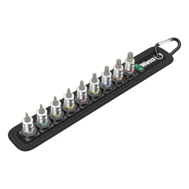 Tijdelijk Beschikbaar Wera dopsleutelriem met 1/4" drive torx dopsleutels