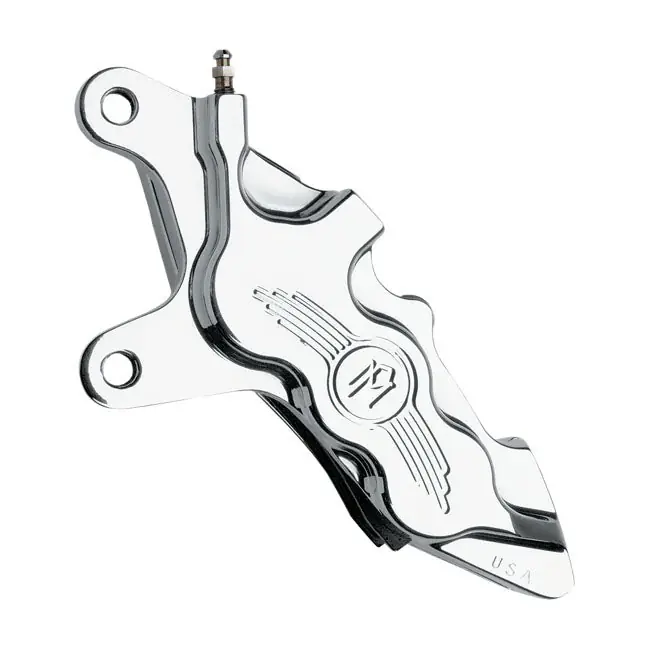 Performance Machine 112X6B 6-zuiger 11,5" voorremklauw voor Harley 84-99 Softail (excl. Springers) / Front Left / Black Veilige Betaling