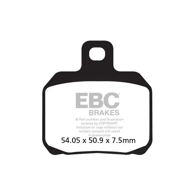 EBC V-Pad Semi Gesinterde Achterremblokken voor Ducati 1000 Supersport DS (992cc) 03-06 Gratis Retour