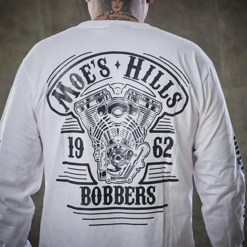 Lage Prijs Moe's Hills Bobbers De klassieke Moe Hills Longsleeve S