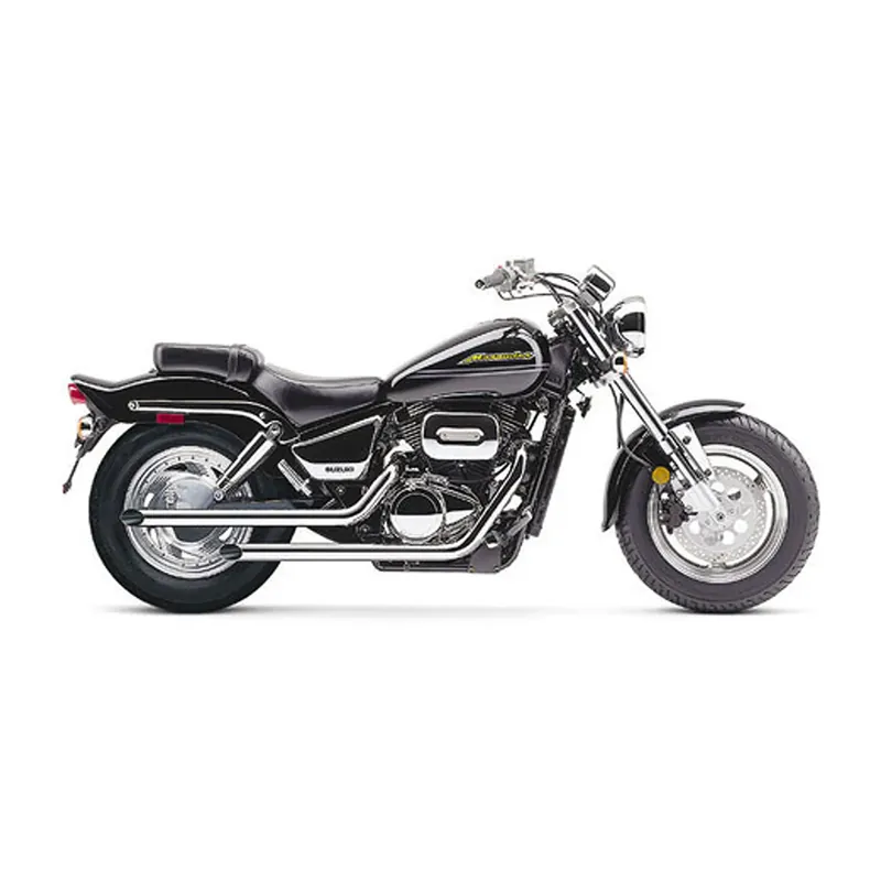 Laatste Versie Cobra Drag Pipe Chroom Slip-On Geluiddempers voor Suzuki 99-04 VZ800 Marauder