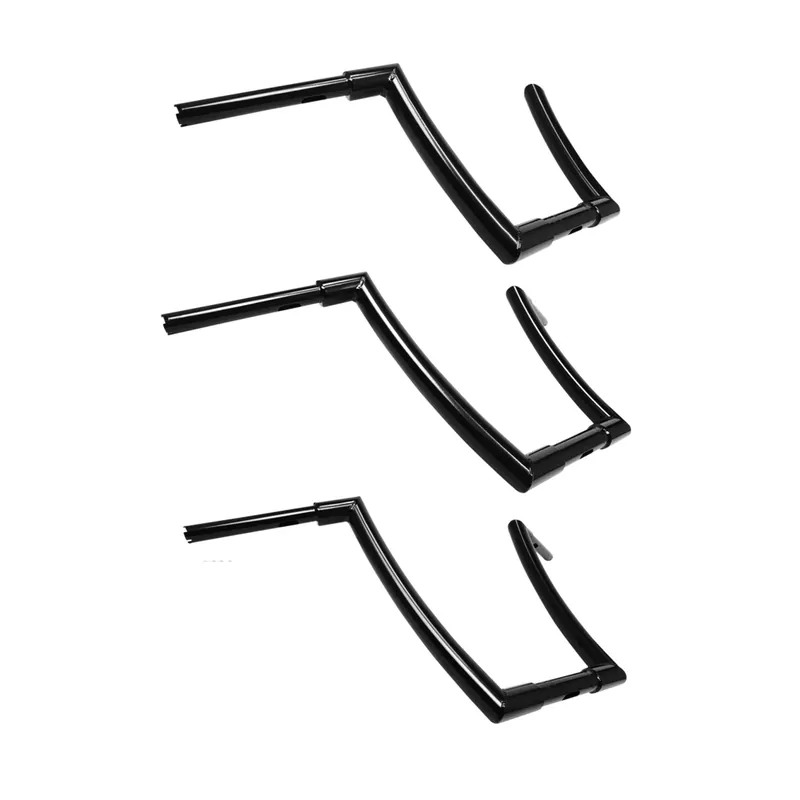 Zodiac Chicano Stijl Ape Hanger Stuur Black / 11" / 1" Express Levering