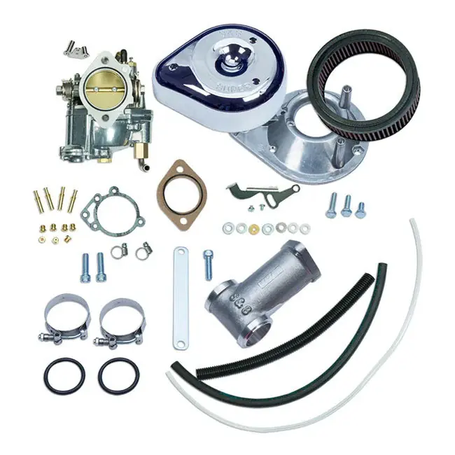 Gecertificeerd S&S Carburateurkit voor Harley 55-65 Panhead / Super E