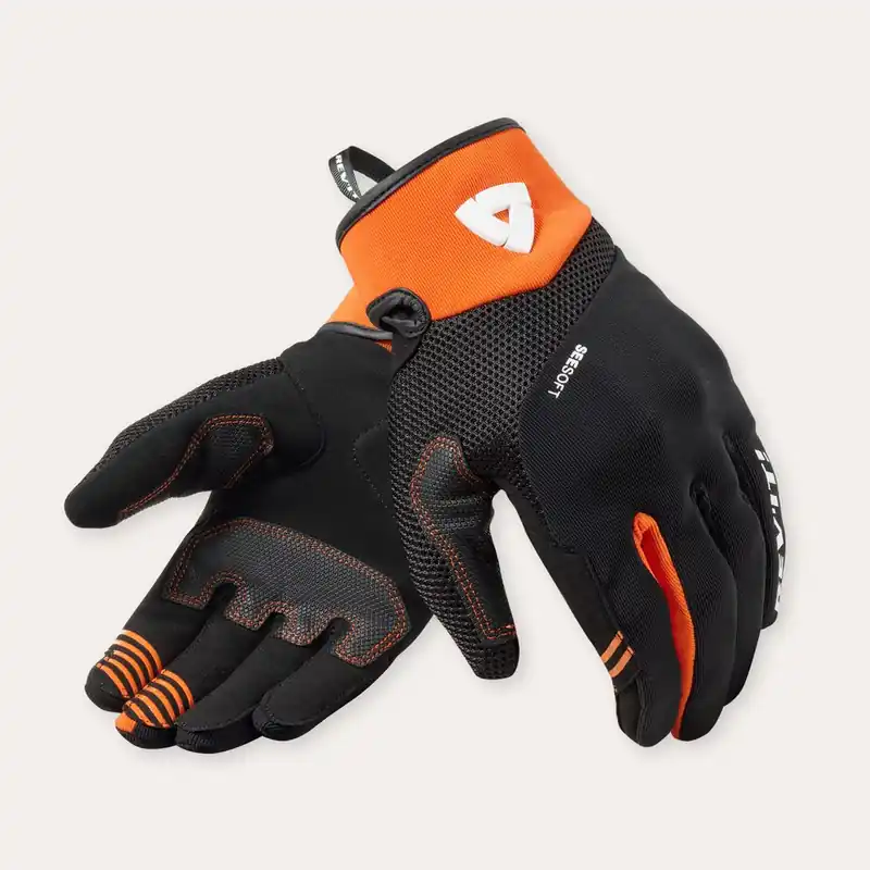 Flitsaanbieding REV'IT! Endo motorhandschoenen Black/White / XS