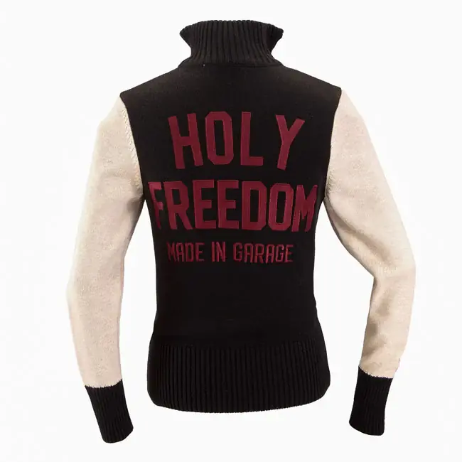 Holy Freedom Dirtrack Sweatshirt Black/White / M Direct Beschikbaar