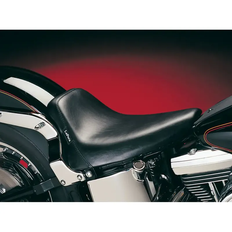 Le Pera Bare Bones Gel Solo-zadel voor Harley 18-25 Softail Sport Glide & Low Rider / S / ST / Black Bestel Nu