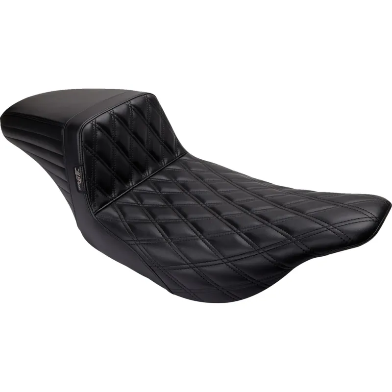 Direct Verzonden Le Pera KickFlip-zadel voor Harley 23-25 Touring CVO Road Glide / CVO Street Glide / Pleated Black