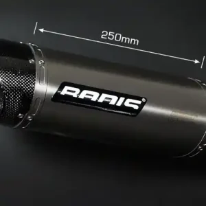 Bodis uitlaat Honda CBR600RR 2013-2019 Oval Q1S Titanium mantel Gratis Retour