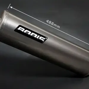 Direct Beschikbaar Bodis uitlaat Suzuki GSX-R1000 2005-2006 Oval Titanium