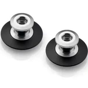 Merkproduct Rizoma Bobbins voor paddockstand M6 zilver