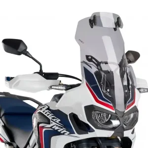 Puig Touring windscherm met opzetruit Honda CRF1000L Africa Twin (2016-2019) Tijdelijk Beschikbaar
